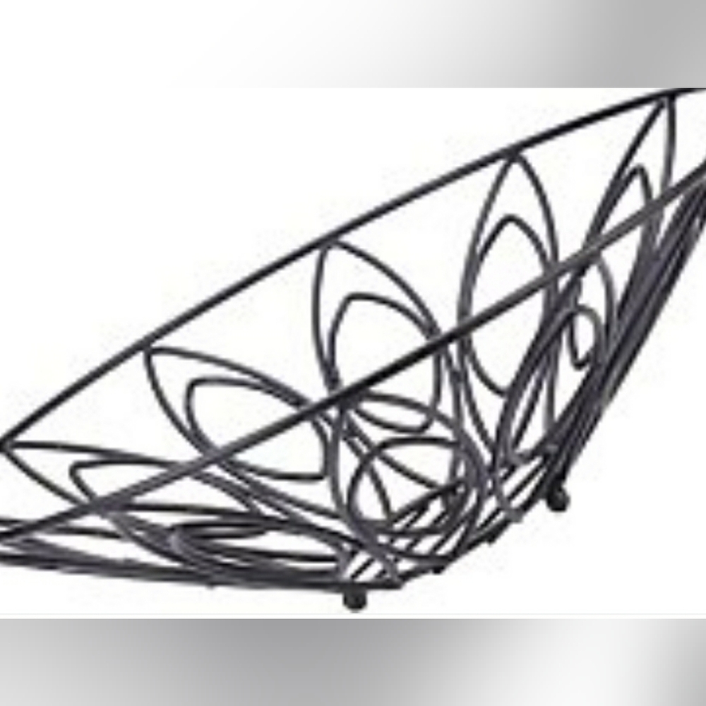 Black Floral Design Bowl